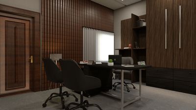 Warm Corporate Executive Cabin
