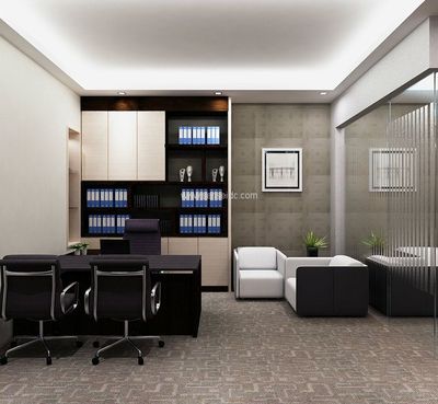 Warm Corporate Executive Cabin