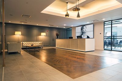 Warm Corporate IT Reception