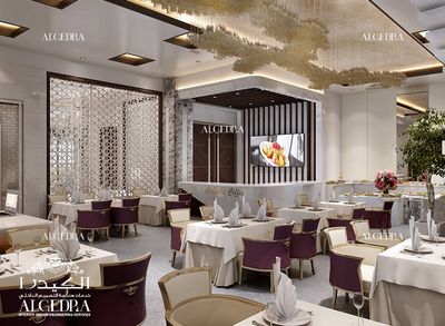 Modern Luxury Hospitality Cafeteria