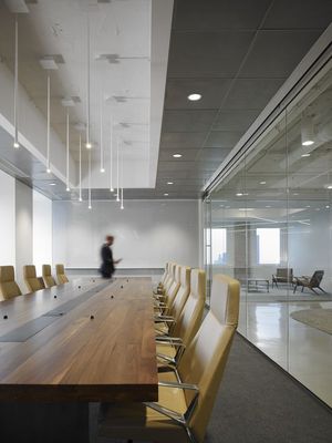 Warm Corporate IT Boardroom