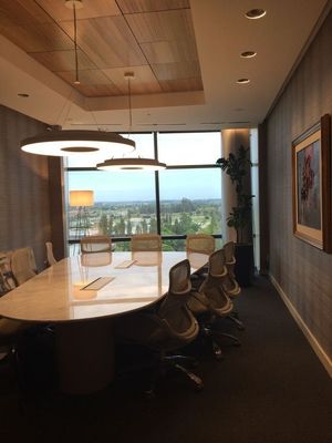 Warm Corporate IT Boardroom