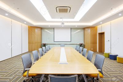 Warm Corporate IT Boardroom