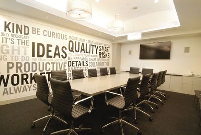 Warm Corporate IT Boardroom