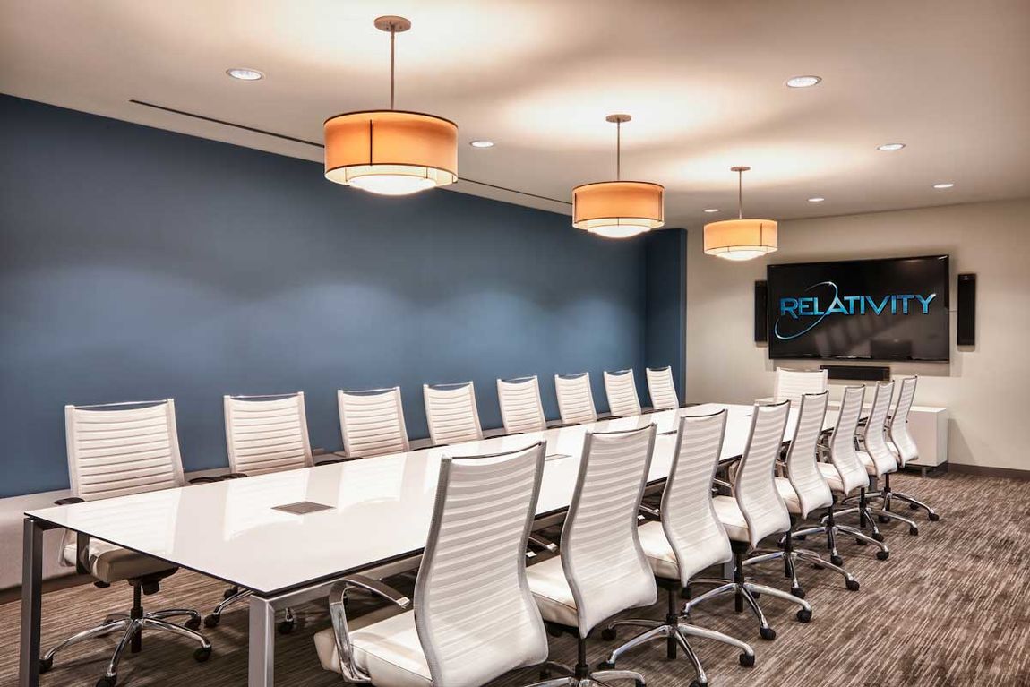 Warm Corporate IT Boardroom